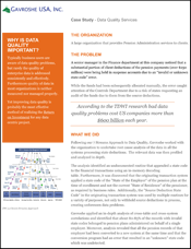 case study data quality